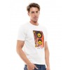 BISTON ΚΟΝΤΟΜΑΝΙΚΟ  T-SHIRT ΜΕ ΤΥΠΩΜΑ 47-206-038 WHITE