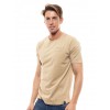 BISTON ΚΟΝΤΟΜΑΝΙΚΟ  T-SHIRT ΜΕ ΤΥΠΩΜΑ 47-206-002 DK BEIGE