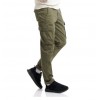 CALEB / MINHAO/ TONY MORO  JEANS CARGO KHAKI ΧΩΡΙΣ ΛΑΣΤΙΧΟ ΚΑΤΩ ΙΣΙΑ ΓΡΑΜΜΗ KS22-95FSK