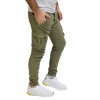 SENIOR JEANS CARGO DARK GREEN GL059R