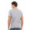 BISTON ΚΟΝΤΟΜΑΝΙΚΟ  T-SHIRT ΜΕ ΤΥΠΩΜΑ 47-206-001 GREY