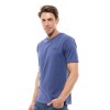 BISTON ΚΟΝΤΟΜΑΝΙΚΟ  T-SHIRT ΜΕ ΤΥΠΩΜΑ 47-206-001 INDIGO