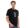 BISTON ΚΟΝΤΟΜΑΝΙΚΟ  T-SHIRT ΜΕ ΤΥΠΩΜΑ 47-206-023 BLACK