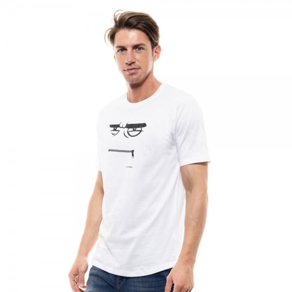 SPLENDID ΚΟΝΤΟΜΑΝΙΚΟ  T-SHIRT ΜΕ ΤΥΠΩΜΑ 47-206-030 WHITE