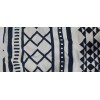 ΠΕΤΣΕΤΑ ΘΑΛΑΣΣΗΣ  BOHO WHITE BLACK  150CM