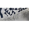 ΠΕΤΣΕΤΑ ΘΑΛΑΣΣΗΣ  BOHO WHITE BLACK  150CM