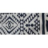 ΠΕΤΣΕΤΑ ΘΑΛΑΣΣΗΣ  BOHO WHITE BLACK  150CM