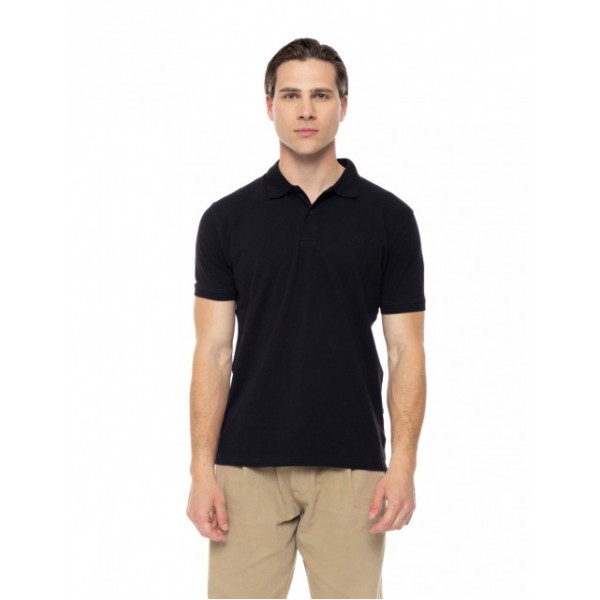 SPLENDID FASHION ΚΟΝΤΟΜΑΝΙΚΟ POLO  T-SHIRT 51-206-036 BLACK