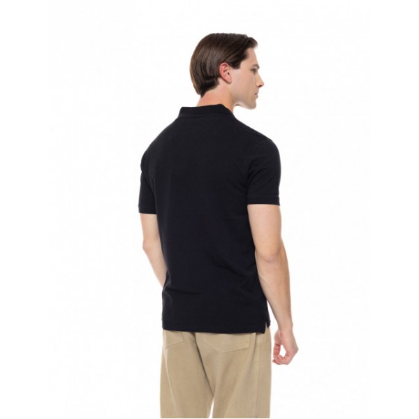 SPLENDID FASHION ΚΟΝΤΟΜΑΝΙΚΟ POLO  T-SHIRT 51-206-036 BLACK