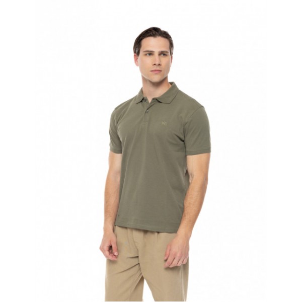 SPLENDID FASHION ΚΟΝΤΟΜΑΝΙΚΟ POLO  T-SHIRT 51-206-036 KHAKI