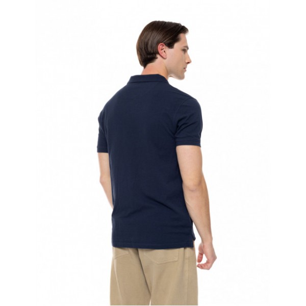 SPLENDID FASHION ΚΟΝΤΟΜΑΝΙΚΟ POLO  T-SHIRT 51-206-036 NAVY