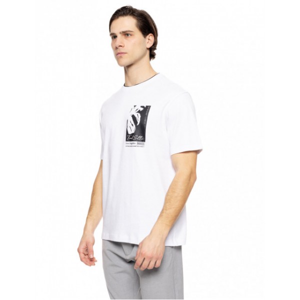 SPLENDID FASHION ΚΟΝΤΟΜΑΝΙΚΟ T-SHIRT 51-206-049 WHITE