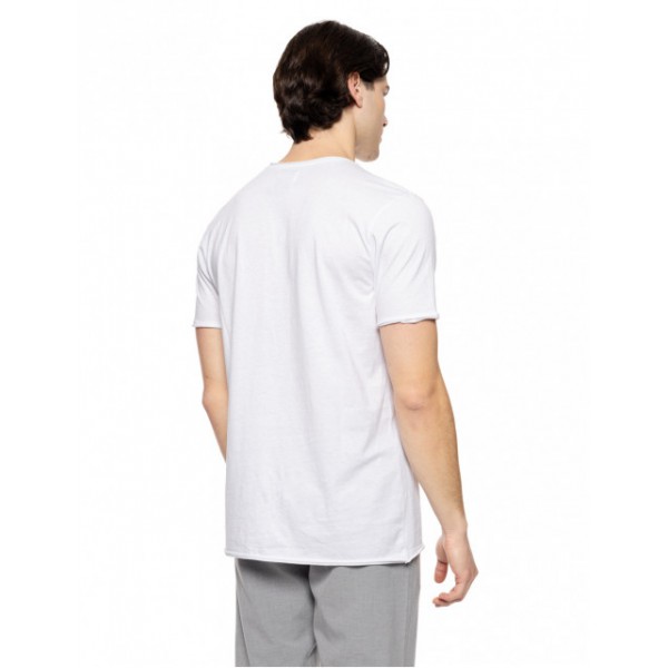 BISTON FASHION ΚΟΝΤΟΜΑΝΙΚΟ T-SHIRT 51-206-052 WHITE