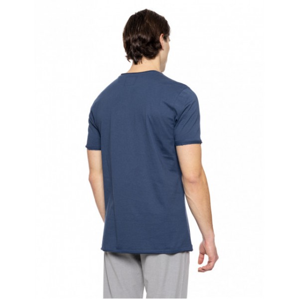 SPLENDID FASHION ΚΟΝΤΟΜΑΝΙΚΟ T-SHIRT 51-206-053 INDIGO