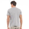 BISTON ΚΟΝΤΟΜΑΝΙΚΟ  T-SHIRT ΜΕ ΤΥΠΩΜΑ 47-206-035 GREY