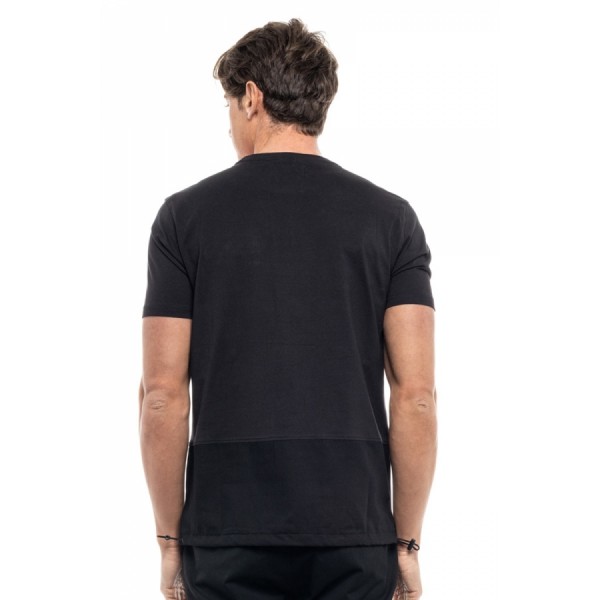 BISTON ΚΟΝΤΟΜΑΝΙΚΟ  T-SHIRT ΜΕ ΤΥΠΩΜΑ 47-206-078 BLACK