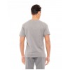 BISTON ΚΟΝΤΟΜΑΝΙΚΟ  T-SHIRT ΜΕ ΣΤΑΜΠΑ 49-206-012 LT GREY