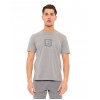 BISTON ΚΟΝΤΟΜΑΝΙΚΟ  T-SHIRT ΜΕ ΣΤΑΜΠΑ 49-206-012 LT GREY