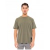 BISTON ΚΟΝΤΟΜΑΝΙΚΟ  T-SHIRT ΜΕ ΣΤΑΜΠΑ 49-206-018 KHAKI