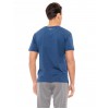 BISTON ΚΟΝΤΟΜΑΝΙΚΟ  T-SHIRT ΜΕ ΣΤΑΜΠΑ 49-206-030 INDIGO