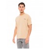 BISTON ΚΟΝΤΟΜΑΝΙΚΟ  T-SHIRT ΜΕ ΣΤΑΜΠΑ 49-206-032 BEIGE