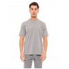 BISTON ΚΟΝΤΟΜΑΝΙΚΟ  T-SHIRT ΜΕ ΣΤΑΜΠΑ 49-206-032 LT GREY