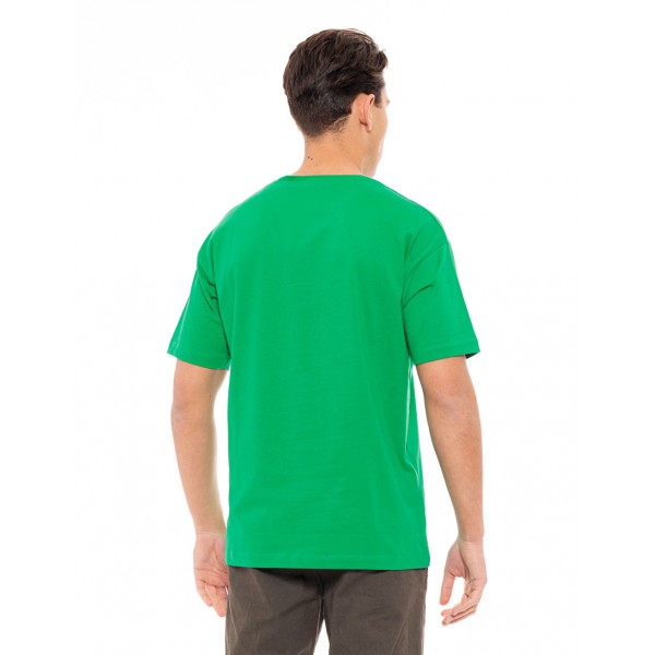 SPLENDID ΚΟΝΤΟΜΑΝΙΚΟ  T-SHIRT ΜΕ ΣΤΑΜΠΑ 49-206-033 GREEN