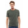 BISTON ΚΟΝΤΟΜΑΝΙΚΟ  T-SHIRT ΜΕ ΤΥΠΩΜΑ 47-206-001 KHAKI