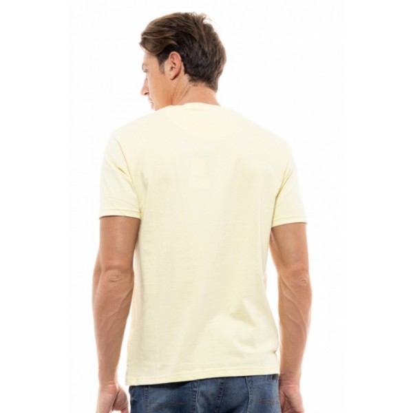 BISTON ΚΟΝΤΟΜΑΝΙΚΟ  T-SHIRT ΜΕ ΤΥΠΩΜΑ 47-206-001 YELLOW