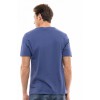 BISTON ΚΟΝΤΟΜΑΝΙΚΟ  T-SHIRT ΜΕ ΤΥΠΩΜΑ 47-206-001 INDIGO