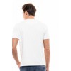 BISTON ΚΟΝΤΟΜΑΝΙΚΟ  T-SHIRT ΜΕ ΤΥΠΩΜΑ 47-206-023 WHITE