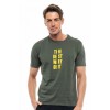 BISTON ΚΟΝΤΟΜΑΝΙΚΟ  T-SHIRT ΜΕ ΤΥΠΩΜΑ 47-206-023 KHAKI