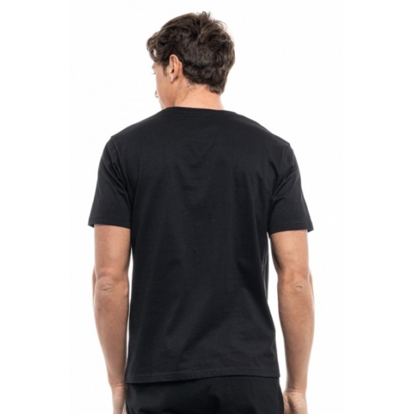 BISTON ΚΟΝΤΟΜΑΝΙΚΟ  T-SHIRT ΜΕ ΤΥΠΩΜΑ 47-206-041 BLACK