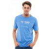 SPLENDID ΚΟΝΤΟΜΑΝΙΚΟ  T-SHIRT ΜΕ ΤΥΠΩΜΑ 47-206-030 ROYAL BLUE