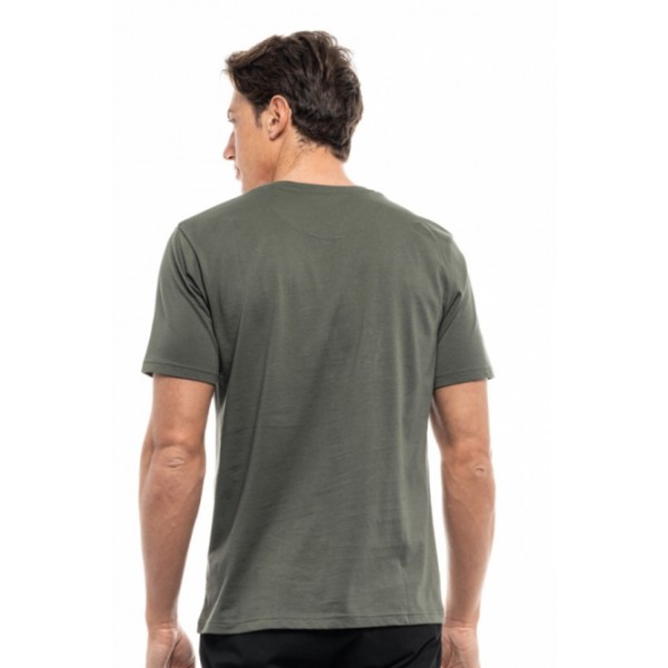 SPLENDID ΚΟΝΤΟΜΑΝΙΚΟ  T-SHIRT ΜΕ ΤΥΠΩΜΑ 47-206-045 KHAKI