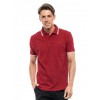 BISTON ΚΟΝΤΟΜΑΝΙΚΟ POLO T-SHIRT ΜΕ ΤΥΠΩΜΑ 47-206-010 RED