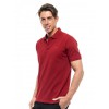 BISTON ΚΟΝΤΟΜΑΝΙΚΟ POLO T-SHIRT ΜΕ ΤΥΠΩΜΑ 47-206-081 RED