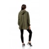 BODYMOVE ΖΑΚΕΤΑ ΓΥΝΑΙΚΕΙΑ FLEECE ΜΕ ΚΟΥΚΟΥΛΑ 1412 KHAKI