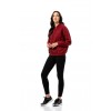 BODYMOVE ΖΑΚΕΤΑ ΓΥΝΑΙΚΕΙΑ BOMBER FLEECE 1413 BORDO