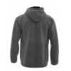 BODYMOVE ΖΑΚΕΤΑ ΜΕ ΚΟΥΚΟΥΛΑ FLEECE DARK GREY 1375