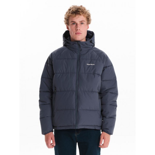 EMERSON ΑΝΔΡΙΚΟ ΜΠΟΥΦΑΝ PUFFER ΜΕ ΚΟΥΚΟΥΛΑ DUSTY BLUE 242.EM10.90