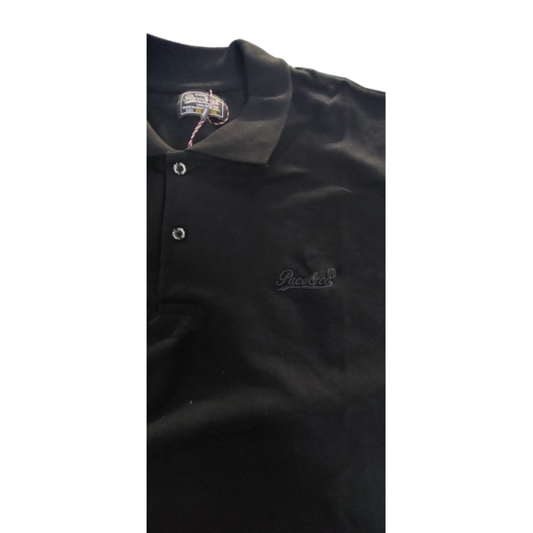 PACO & CO ΜΑΚΡΥΜΑΝΙΚΟ POLO BLACK 2481834