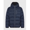 FUNKY BUDDHA PUFFER BOMBER ΜΕ ΚΟΥΚΟΥΛΑ  FBM010-006-01 NAVY