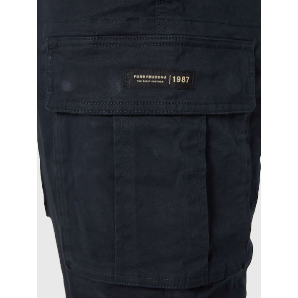 FUNKY BUDDHA ΑΝΔΡΙΚΟ ΠΑΝΤΕΛΟΝΙ CARGO  FBM010-002-02 NAVY