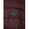 FUNKY BUDDHA PUFFER BOMBER ΜΕ ΚΟΥΚΟΥΛΑ  FBM010-002-01 BORDO