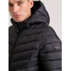 FUNKY BUDDHA PUFFER BOMBER ΜΕ ΚΟΥΚΟΥΛΑ  FBM010-002-01 NAVY