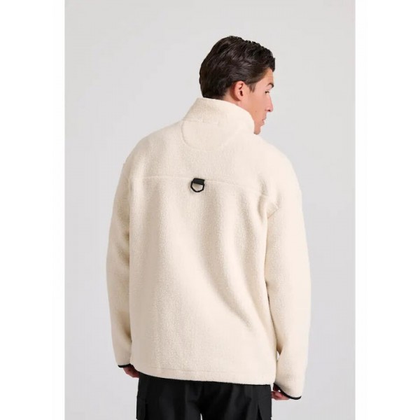 FUNKY BUDDHA ESSENCIAL OFF WHITE ΖΑΚΕΤΑ FLEECE FBM010-056-06