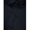 FUNKY BUDDHA  ΑΝΔΡΙΚΟ GARMENT DYED OXFORD ΠΟΥΚΑΜΙΣΟ BLACK FBM010-015-05