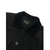 FUNKY BUDDHA  ΑΝΔΡΙΚΟ OVERSHIRT ΚΟΤΛΕ ΠΟΥΚΑΜΙΣΟ BLACK FBM010-075-05