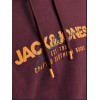 JACK & JONES ΑΝΔΡΙΚΟ ΦΟΥΤΕΡ ΜΕ ΚΟΥΚΟΥΛΑ 12256848 VINEYARD WINE